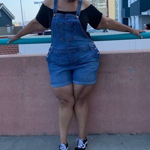 Overall Shorts